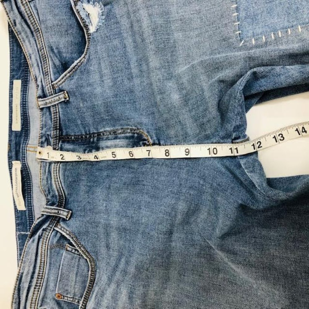 Anthropologie Blue Boyfriend Jeans - Picture 7 of 14
